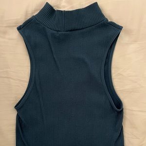 ZARA high neck ribbed top